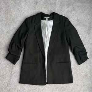 H&M Scrunch Quarter-Sleeve Blazer with Shoulder pads - M